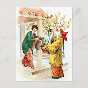 Aladdin's lamp briefkaart