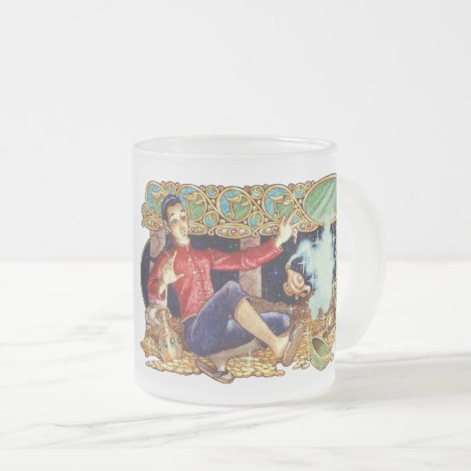 Aladdin's Lamp Frosted Mok (Voorkant rechts)