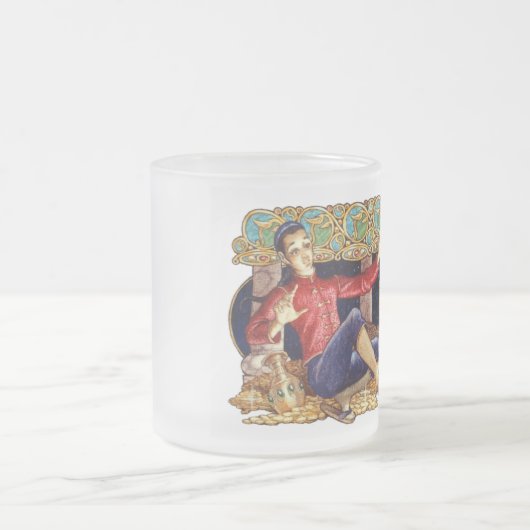 Aladdin's Lamp Frosted Mok (Center)