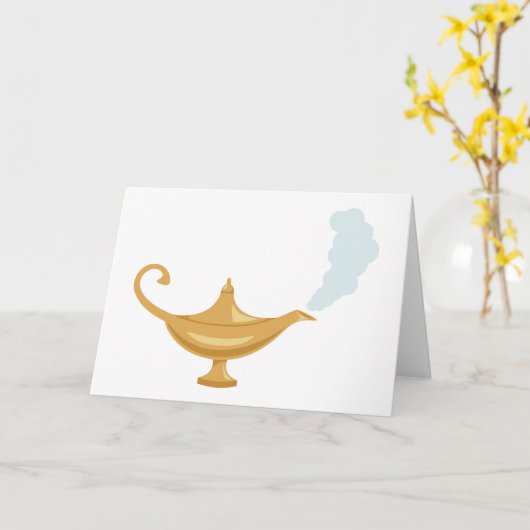 Aladdin's lamp kaart (Gele Bloem)