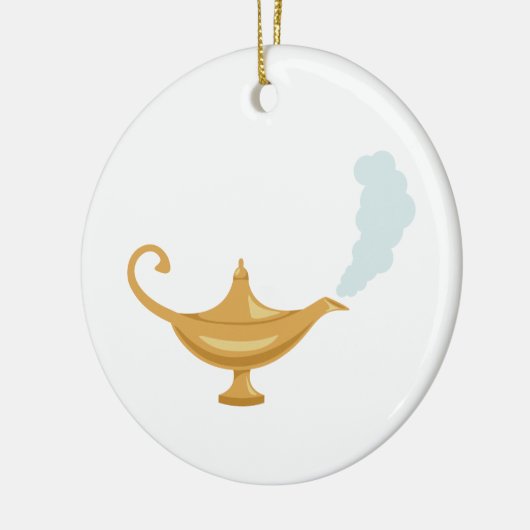 Aladdin's lamp keramisch ornament (Links)
