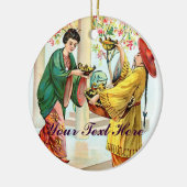 Aladdin's lamp keramisch ornament (Links)