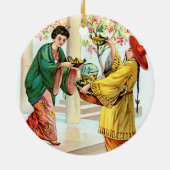 Aladdin's lamp keramisch ornament (Achterkant)