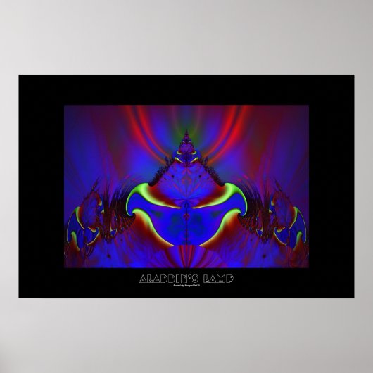 Aladdin's lamp poster (Voorkant)