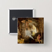 Aladdin's Lover Vierkante Button 5,1 Cm (Voorkant /achterkant)