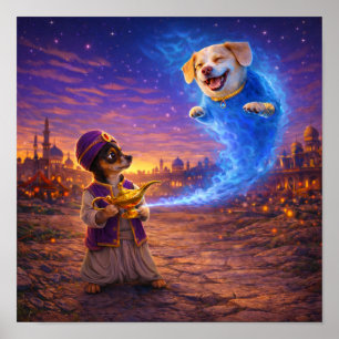 "Aladdin's verrassing" Poster