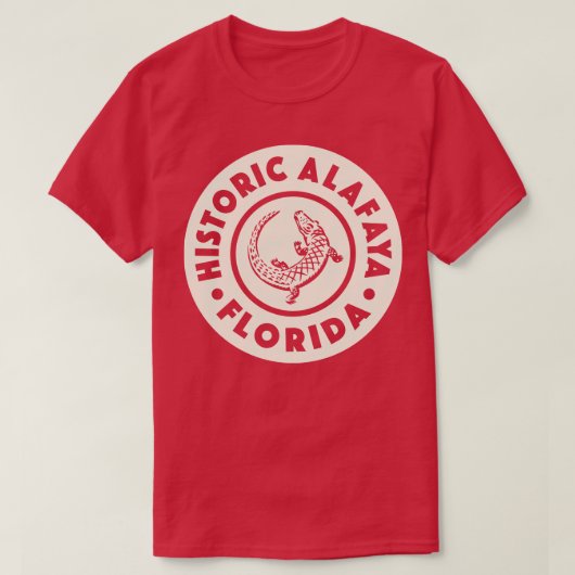 Alafaya Florida Circle Tan T-shirt (Design voorkant)
