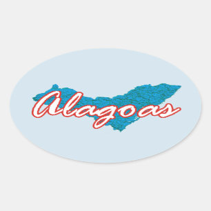 Alagoas Ovale Sticker