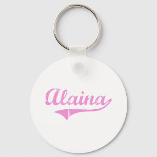 Alaina Classic Style Name Sleutelhanger