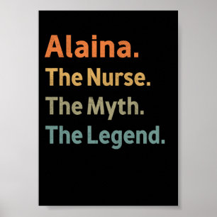 Alaina De Verpleegster De Mythe De Legende Grappig Poster