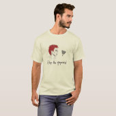 Alais Clay - "flip the piramid" organic T-shirt (Voorkant volledig)