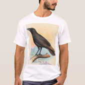 'Alala, of Hawaiian Crow, dubbelkunst # 1 T-shirt (Voorkant)