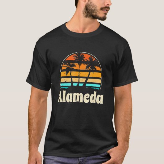 Alameda California Beach Ca Bum Alamedan Sum T-shirt (Voorkant)