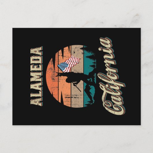 Alameda California Briefkaart (Voorkant)
