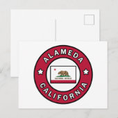 Alameda California Briefkaart (Voorkant / Achterkant)