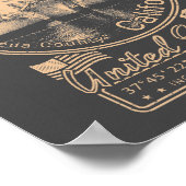 ALAMEDA CALIFORNIA -  NAVY MILITAIRE CRUISER POSTER (Hoek)