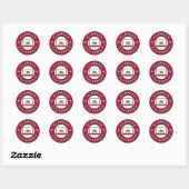 Alameda California Ronde Sticker (Vel)