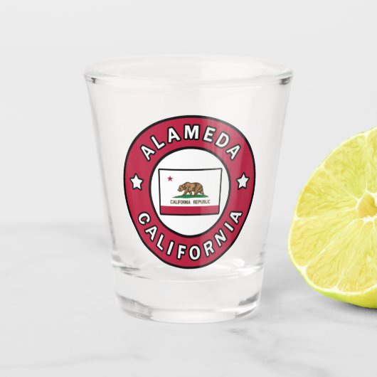 Alameda California Shot Glas (Voorkant)