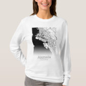 Alameda City Map T-shirt (Voorkant)