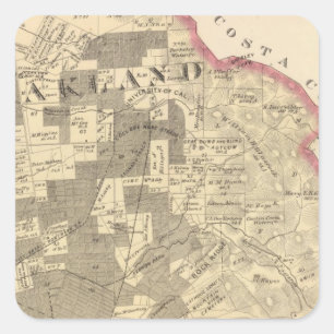 Alameda Co 1 Vierkante Sticker