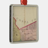 Alameda County map Metalen Ornament (Rechts)