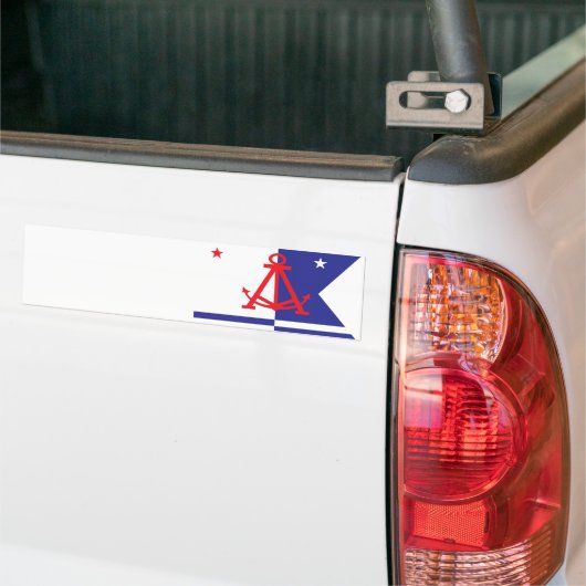 Alameda vlag bumpersticker (Op Truck)