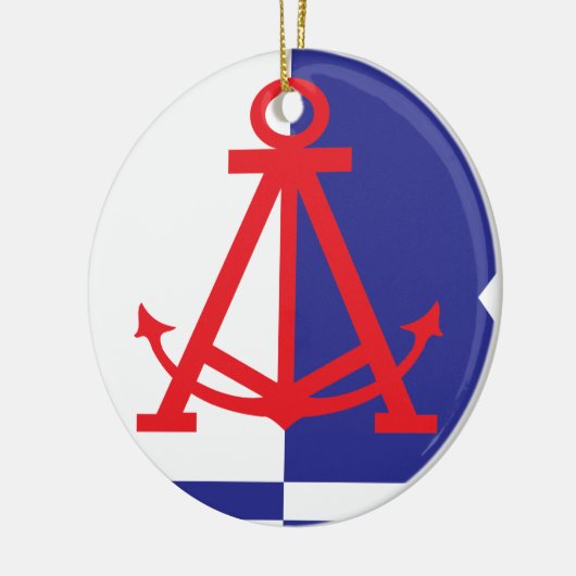 Alameda vlag keramisch ornament (Links)