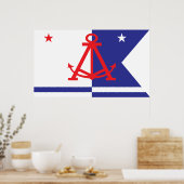 Alameda vlag poster (Keuken)