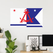 Alameda vlag poster (Thuiskantoor)