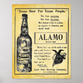  Alamo Beer Poster Print (Voorkant)