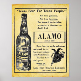 Alamo Beer Poster Print