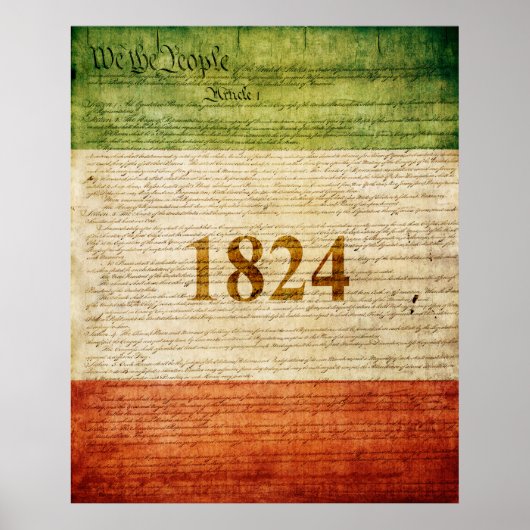 Alamo Flag Poster (Voorkant)