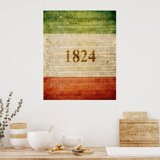 Alamo Flag Poster (Keuken)