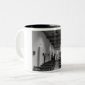 Alamo-kerk Tweekleurige Koffiemok (Voorkant links)