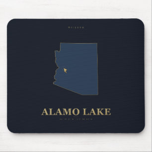 Alamo Lake Arizona Locatie Silhouet Muismat