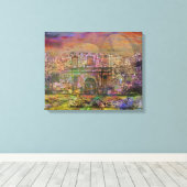 Alamo - Na de Herfst - Rechthoekige Canvaskunst Canvas Afdruk (Insitu (Houten vloer))