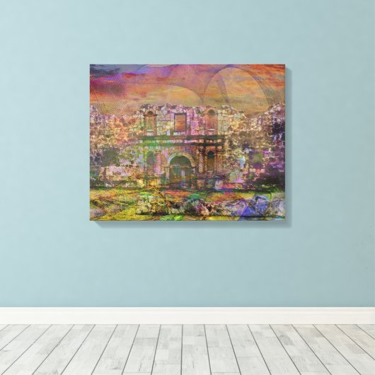 Alamo - Na de Herfst - Rechthoekige Canvaskunst Canvas Afdruk (Insitu (Houten vloer))