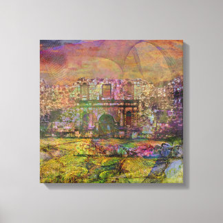Alamo - Na de Herfst - Square Canvas Art