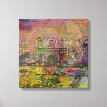 Alamo - Na de Herfst - Square Canvas Art