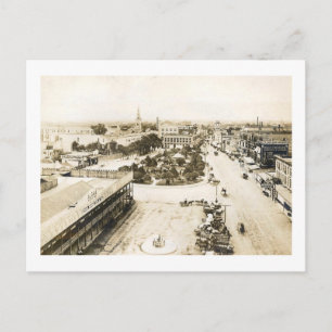 Alamo Plaza, San Antonio, Texas, 1910  Briefkaart