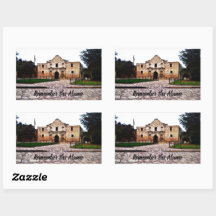 Alamo Rectangle-Stickers