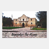 Alamo Rectangle-Stickers Rechthoekige Sticker (Voorkant)