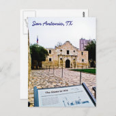 Alamo, San Antonio-Briefkaart Briefkaart (Voorkant / Achterkant)