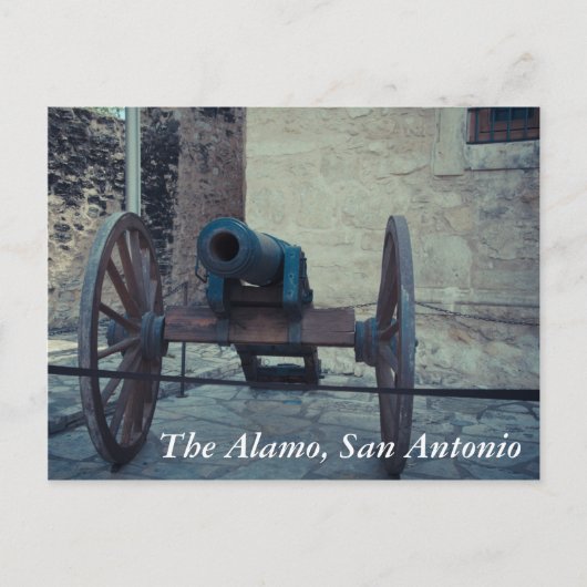 Alamo, San Antonio, Briefkaart Texas (Voorkant)