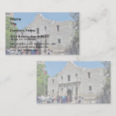 Alamo San Antonio Forts Texas Visitekaartje (Voorkant / Achterkant)