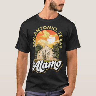 Alamo San Antonio Texas Mission Vintage Retro T-shirt