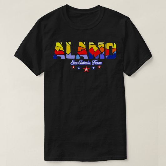 Alamo San Antonio Texas T-shirt (Design voorkant)