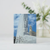 Alamo Square cenotaph, San Antonio, Texas, VS. Briefkaart (Staand voorkant)