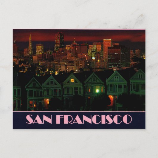 Alamo Square San Francisco Briefkaart (Voorkant)