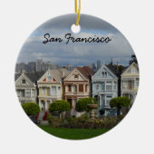 Alamo Square, San Francisco Keramisch Ornament (Voorkant)